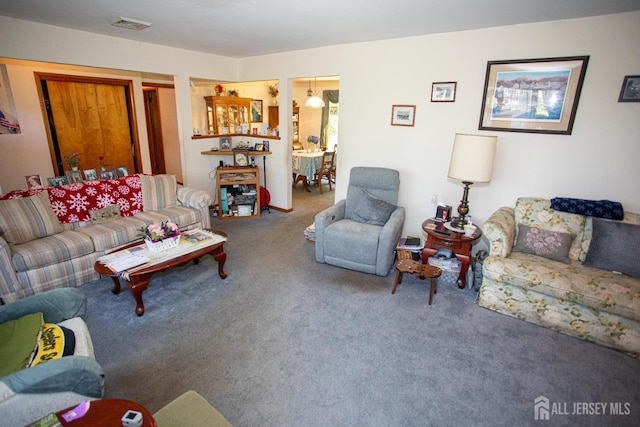 282 Bridgepoint Rd, Montgomery, NJ 08502 - living room with carpet flooring