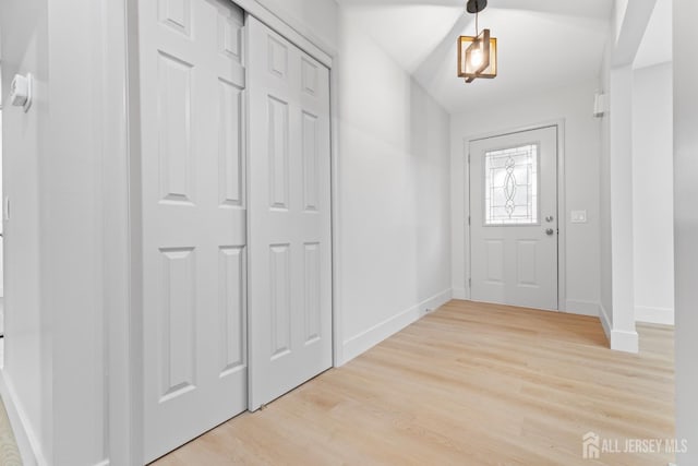 4 Hickory Trl, Flemington, NJ 08822 - foyer with baseboards and light wood-type flooring