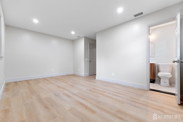 4 Hickory Trl, Flemington, NJ 08822 - empty room with light wood-style flooring and recessed lighting