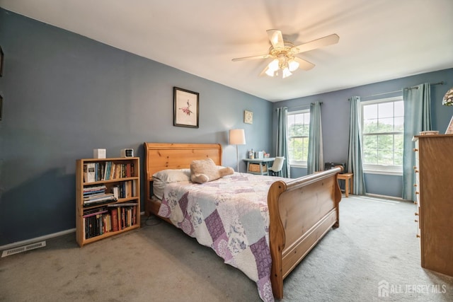 3 Pond View Dr, Plainsboro, NJ 08536 - bedroom featuring carpet flooring and ceiling fan