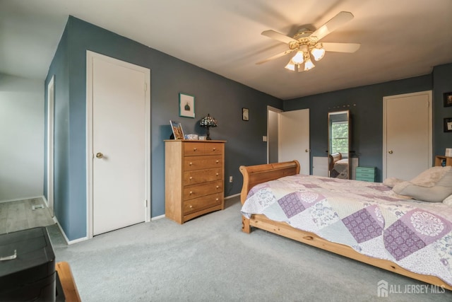 3 Pond View Dr, Plainsboro, NJ 08536 - carpeted bedroom featuring ceiling fan and baseboards