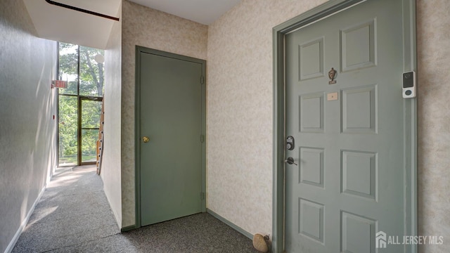2413 Old Stone Mill Dr, East Windsor, NJ 08512 - doorway to property with stucco siding