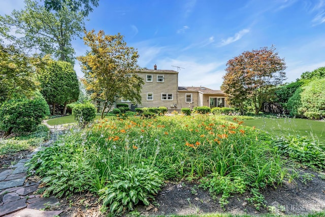 30 Daniel Dr, Matawan, NJ 07747 - back of house featuring a chimney