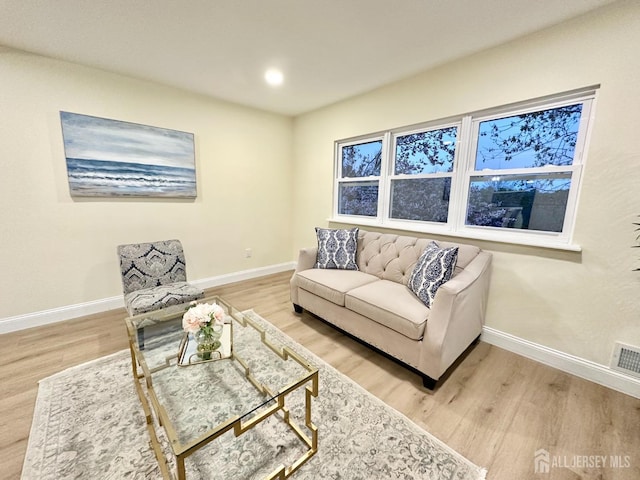 4 Joseph Ct, Old Bridge, NJ 08879 - living room featuring baseboards, light wood finished floors, and recessed lighting