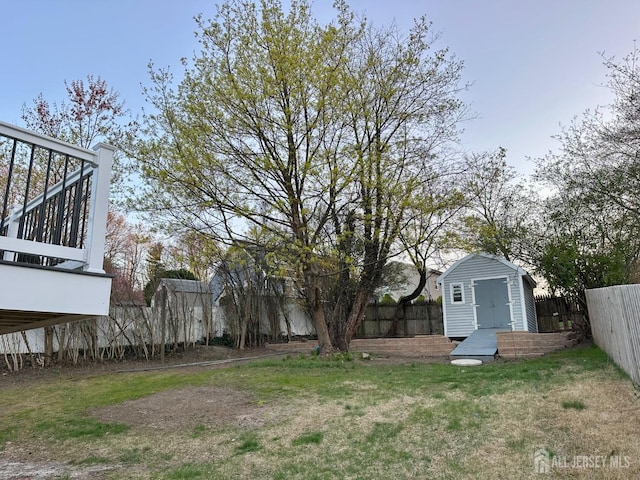 4 Joseph Ct, Old Bridge, NJ 08879 - view of yard with a storage shed and an outdoor structure