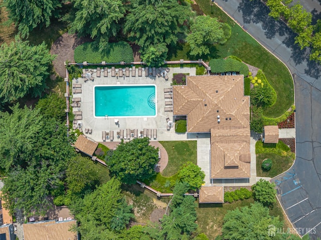 5 Fairway Blvd Unit 5, Monroe, NJ 08831 - aerial view of property's location featuring a pool
