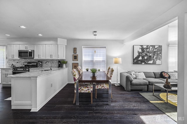 5 Fairway Blvd Unit 5, Monroe, NJ 08831 - dining room featuring recessed lighting and dark wood-type flooring