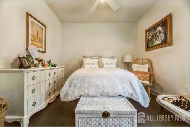 20 Metro Dr, Monroe, NJ 08831 - bedroom featuring dark wood-type flooring and a ceiling fan