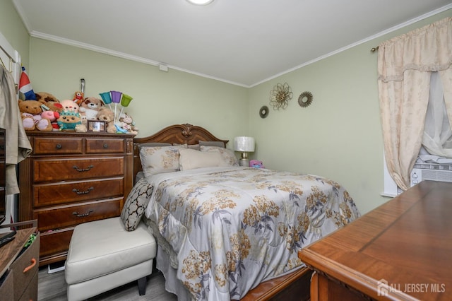 109 Washington St, Perth Amboy, NJ 08861 - bedroom with crown molding and wood finished floors