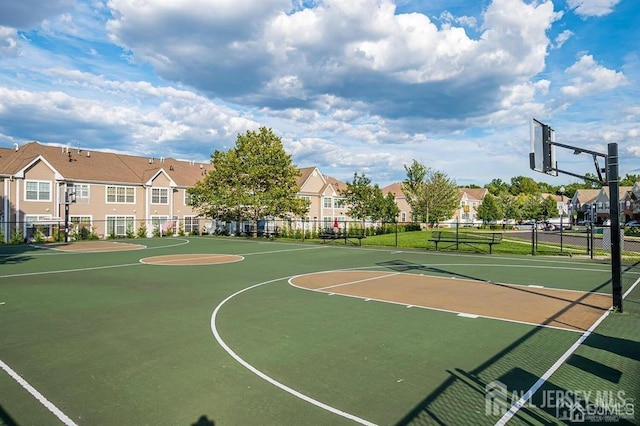 view of sport court