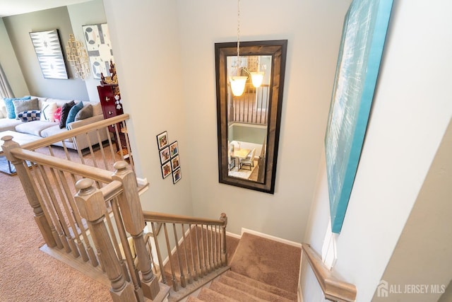 4 Woodrose Ln, Monroe, NJ 08831 - staircase with carpet and baseboards