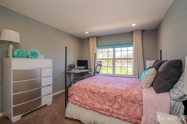 4 Woodrose Ln, Monroe, NJ 08831 - carpeted bedroom with recessed lighting and baseboards
