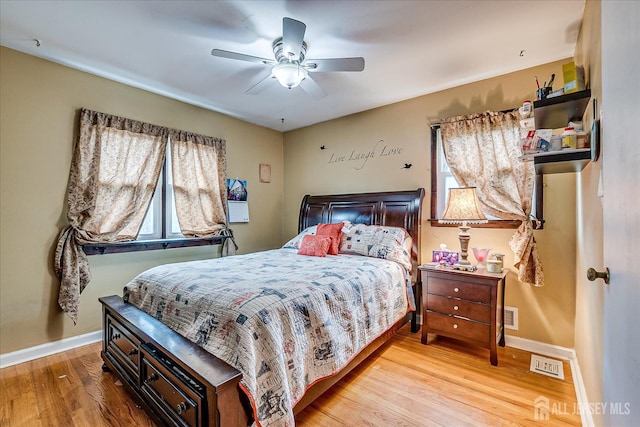 6 Dundar Rd, Edison, NJ 08817 - bedroom with wood finished floors, multiple windows, and ceiling fan
