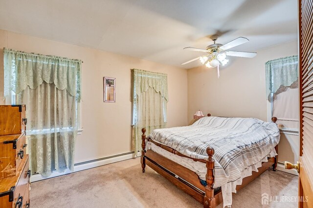 80 Gates Rd, Franklin Twsp, NJ 08873 - carpeted bedroom with a ceiling fan