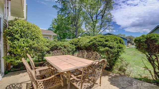 437 Belford Rd Unit B, Monroe, NJ 08831 - view of patio / terrace with outdoor dining space