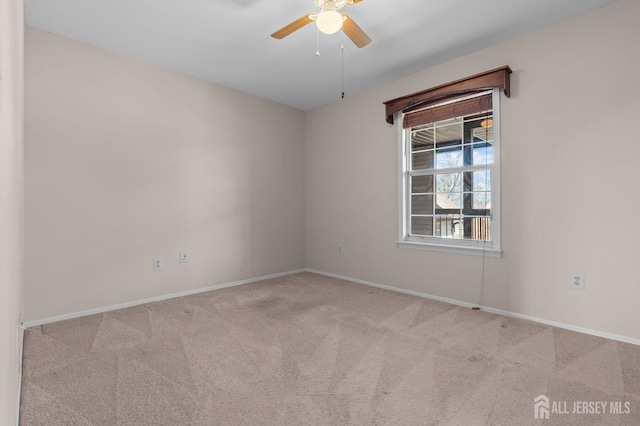 126 Concordia Cir Unit F, Monroe, NJ 08831 - carpeted spare room with ceiling fan and baseboards