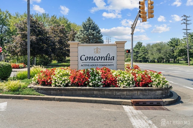 126 Concordia Cir Unit F, Monroe, NJ 08831 - view of community / neighborhood sign
