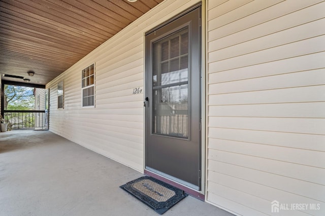 126 Concordia Cir Unit F, Monroe, NJ 08831 - doorway to property featuring a porch