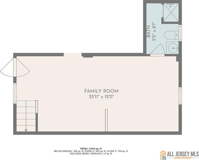 552 Parkview Ave, North Plainfield, NJ 07063 - room layout