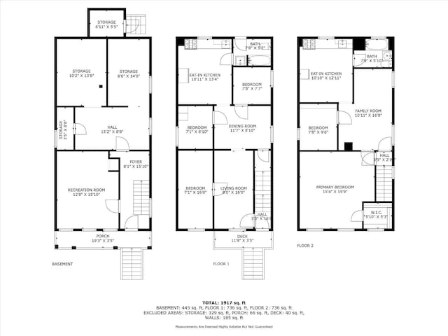 719 Catherine St, Perth Amboy, NJ 08861 - floor plan / room layout