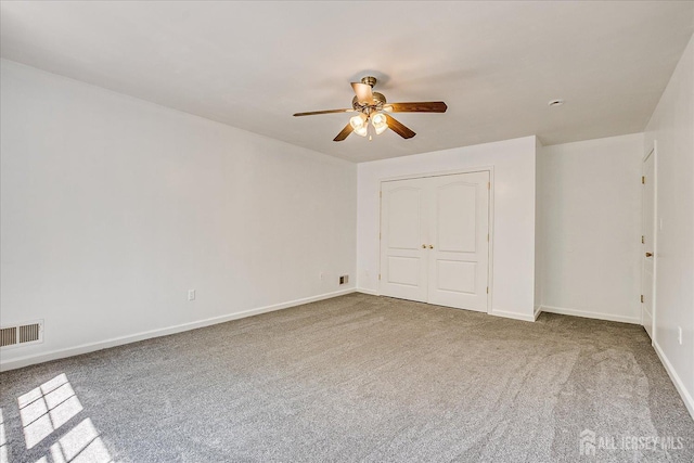 230 S 10th Ave S, Highland Park, NJ 08904 - unfurnished bedroom featuring carpet flooring, ceiling fan, and a closet