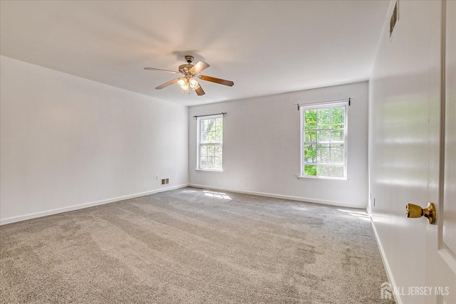 230 S 10th Ave S, Highland Park, NJ 08904 - carpeted empty room featuring healthy amount of natural light and ceiling fan