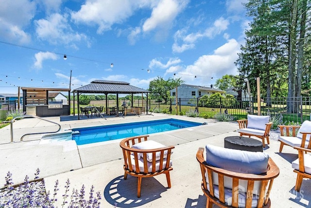 24 Bentley Rd, Monroe, NJ 08831 - view of swimming pool with a gazebo and a patio area