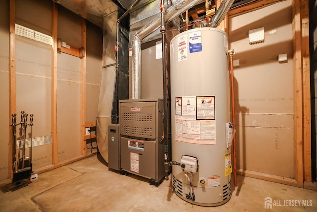 19 Crescent Rd, Old Bridge, NJ 08857 - utility room featuring water heater