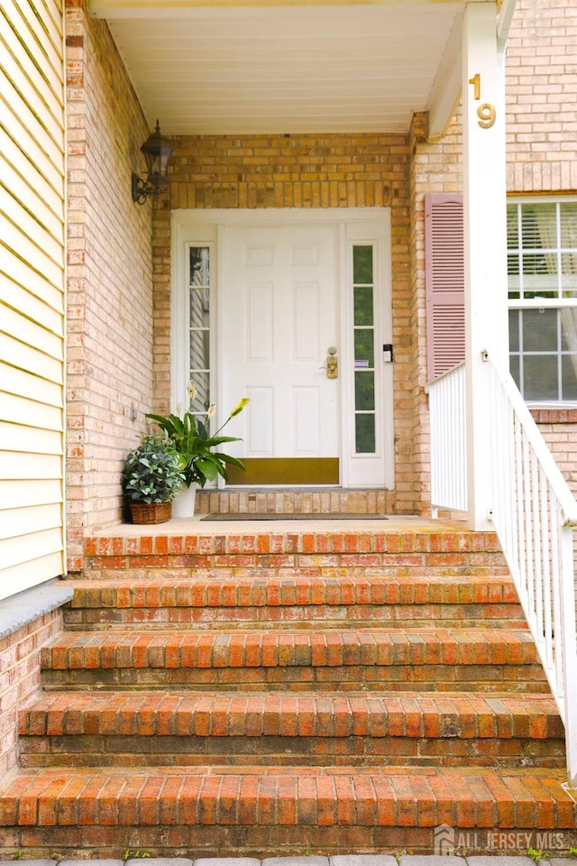 19 Crescent Rd, Old Bridge, NJ 08857 - property entrance with brick siding