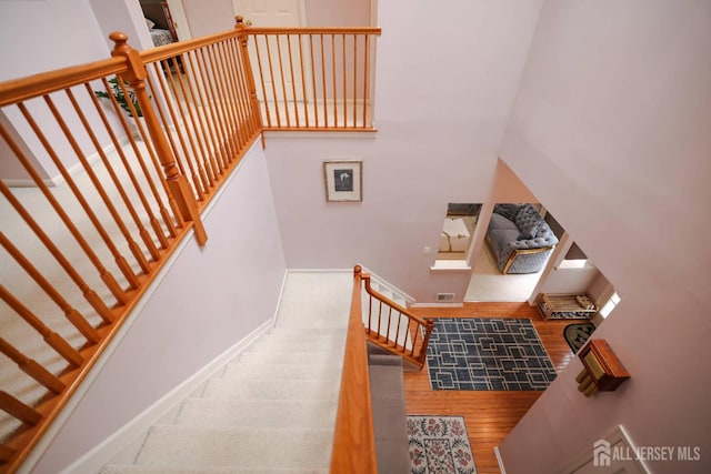 19 Crescent Rd, Old Bridge, NJ 08857 - stairs featuring wood finished floors and baseboards