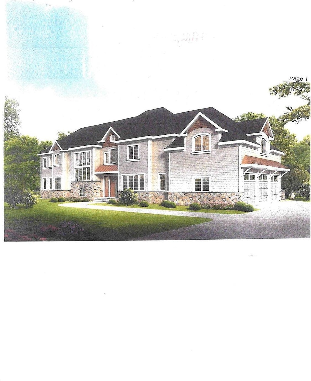 14 Parsons Pl, Colonia, NJ 07067 - view of front of home with stone siding and a front lawn