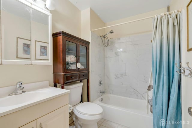 1 Pheasant Run, Edison, NJ 08820 - full bath featuring shower / bath combo, toilet, and vanity