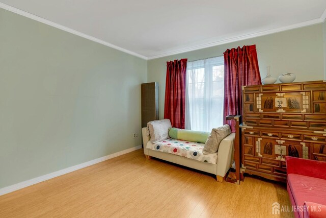 1 Pheasant Run, Edison, NJ 08820 - sitting room with wood finished floors, crown molding, and baseboards