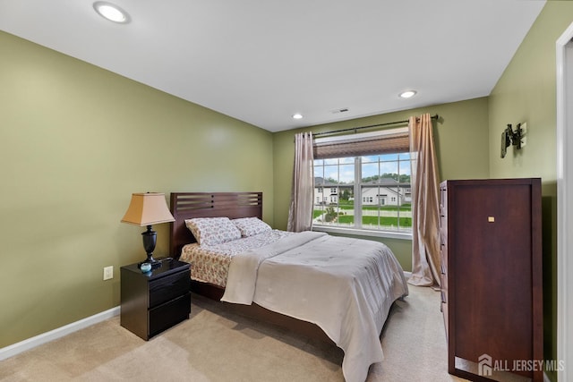 55 Dahlia Ct, Piscataway, NJ 08854 - bedroom with light carpet and recessed lighting