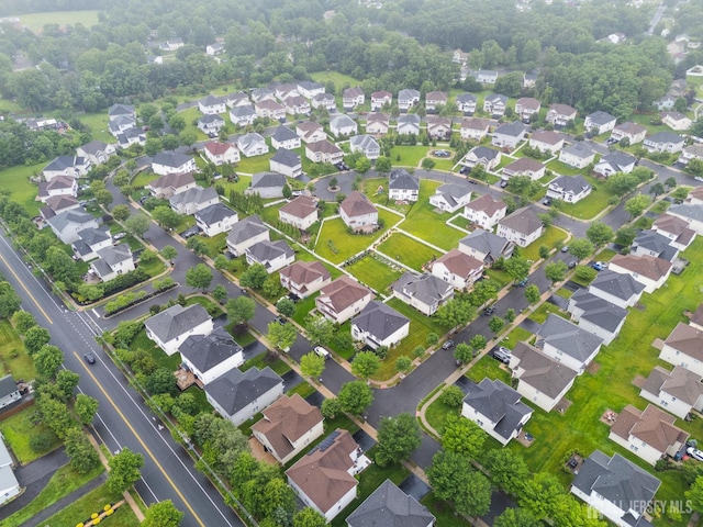 55 Dahlia Ct, Piscataway, NJ 08854 - aerial view of property and surrounding area with nearby suburban area