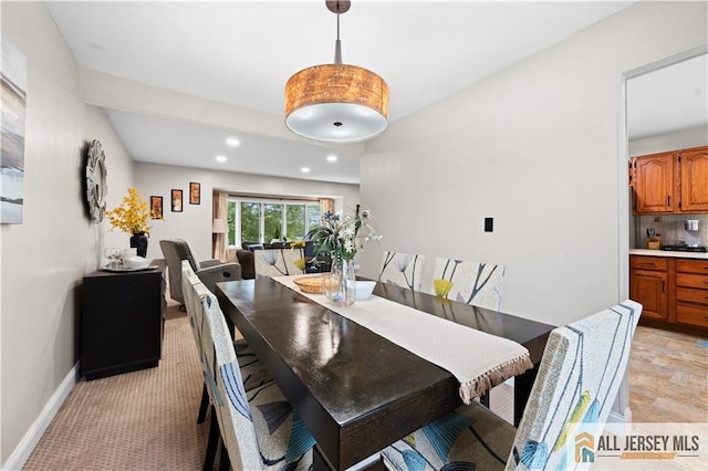 34 Connor Ave, Metuchen, NJ 08840 - dining space featuring recessed lighting and baseboards