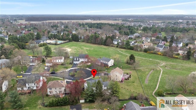 view of property location with nearby suburban area