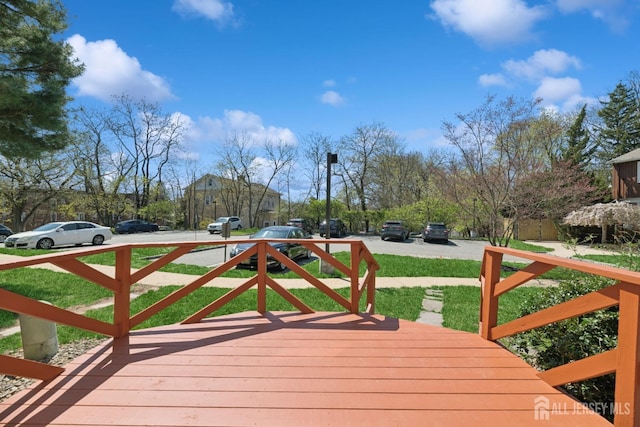 210 N 2nd Ave, Highland Park, NJ 08904 - view of wooden deck