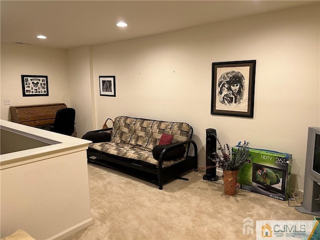 1 Silcox Pl, Franklin, NJ 08873 - carpeted living area with recessed lighting