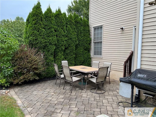 1 Silcox Pl, Franklin, NJ 08873 - view of patio / terrace with outdoor dining area and grilling area
