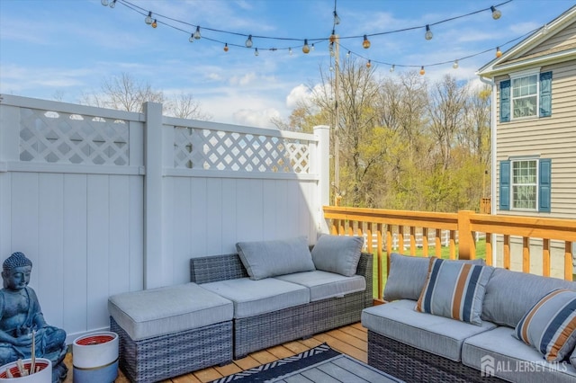58 Begonia Ln, Monroe, NJ 08831 - deck with outdoor lounge area