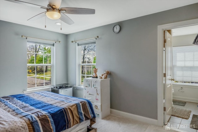 58 Begonia Ln, Monroe, NJ 08831 - carpeted bedroom featuring baseboards and ceiling fan