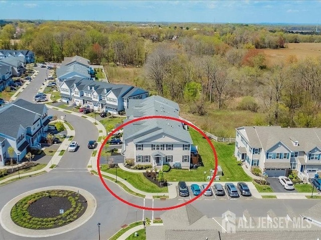 58 Begonia Ln, Monroe, NJ 08831 - aerial perspective of suburban area with a forest