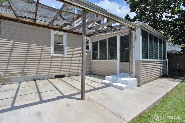 348 Morton Ave, Rahway, NJ 07065 - view of patio with a pergola