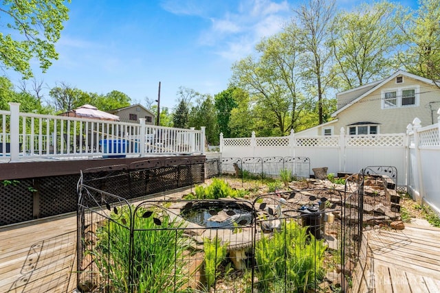 229 Greenbrook Rd, Green Brook, NJ 08812 - view of yard with a wooden deck