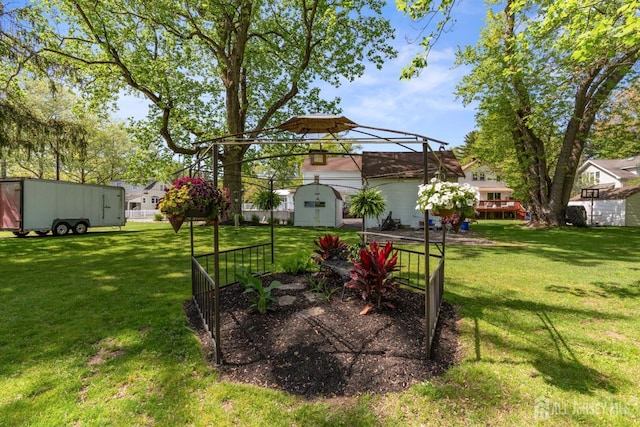 229 Greenbrook Rd, Green Brook, NJ 08812 - view of green lawn featuring a storage shed