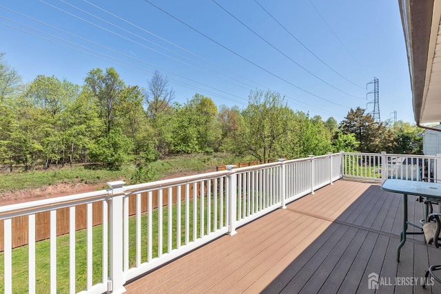 59 Normandy Dr, Piscataway, NJ 08854 - wooden terrace featuring a yard