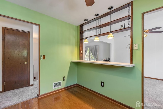 59 Normandy Dr, Piscataway, NJ 08854 - spare room with ceiling fan and hardwood / wood-style floors