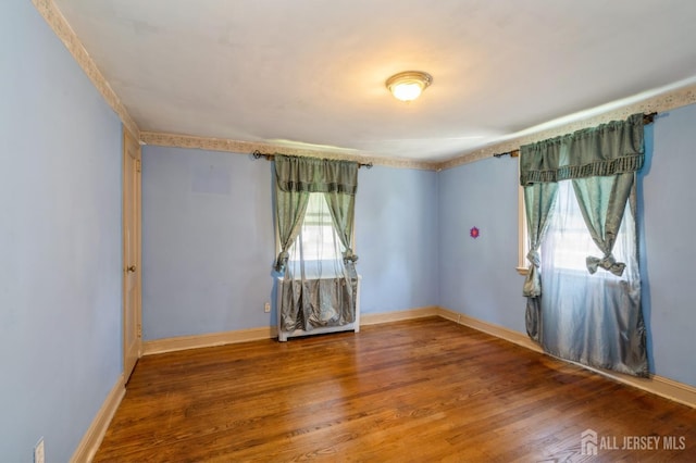 571 Greenbrook Rd, North Plainfield, NJ 07063 - spare room featuring wood finished floors and baseboards