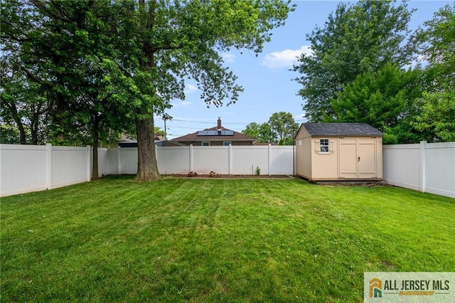 119 Brown Ave, Iselin, NJ 08830 - fenced backyard featuring a shed